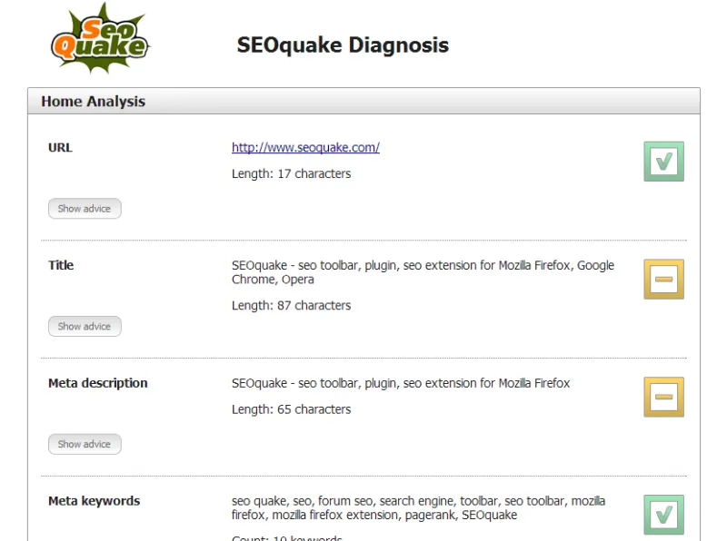 seo quake