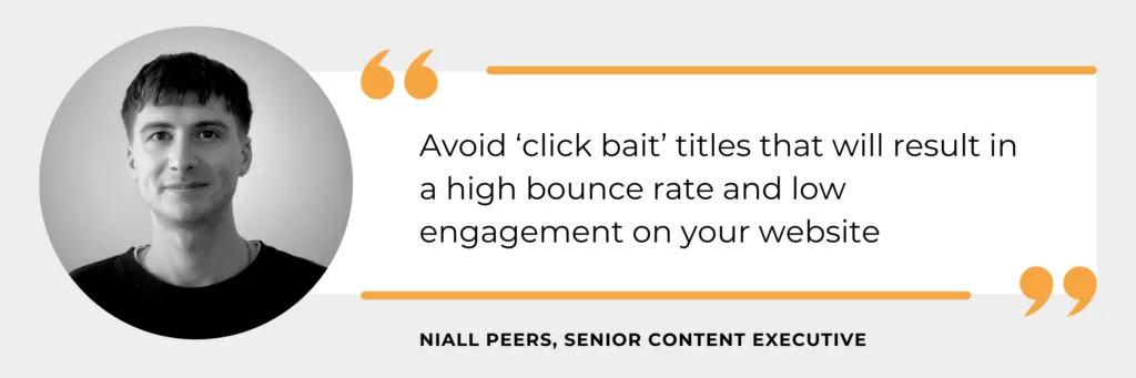 Google Helpful Content Update Tip 1