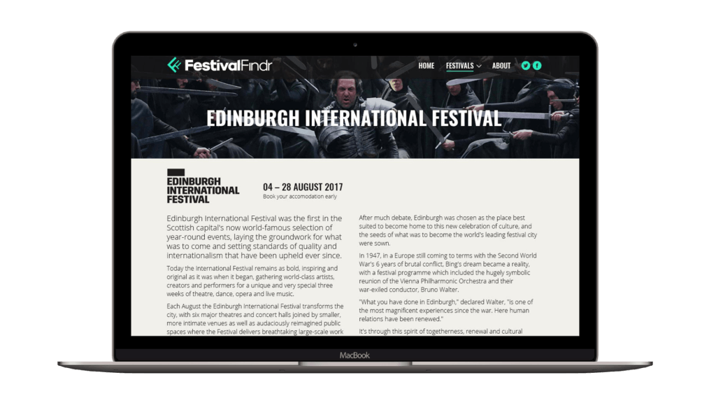 Expedia Festival finder 4