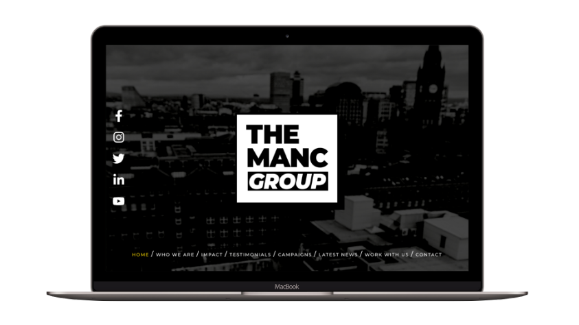 Laptop mock up – The manc